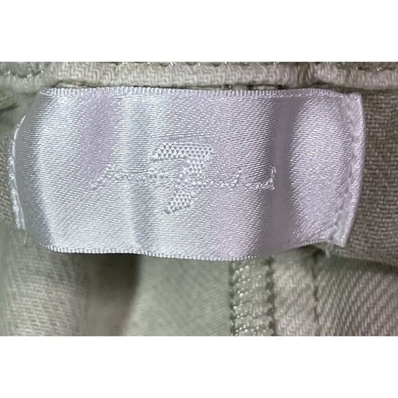 7 For All Mankind Paperbag Baggy Jeans Womens 27 Elastic Waist Drawstring $228 - Picture 2 of 15